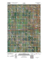 Beach East North Dakota Historical topographic map, 1:24000 scale, 7.5 X 7.5 Minute, Year 2011