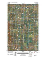 Belden North Dakota Historical topographic map, 1:24000 scale, 7.5 X 7.5 Minute, Year 2011