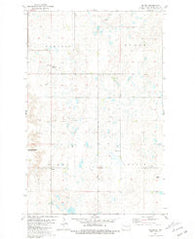 Belden North Dakota Historical topographic map, 1:24000 scale, 7.5 X 7.5 Minute, Year 1981