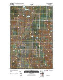 Belden SE North Dakota Historical topographic map, 1:24000 scale, 7.5 X 7.5 Minute, Year 2011