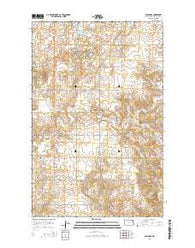 Belden SE North Dakota Current topographic map, 1:24000 scale, 7.5 X 7.5 Minute, Year 2014