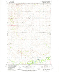 Bell Coulee East North Dakota Historical topographic map, 1:24000 scale, 7.5 X 7.5 Minute, Year 1980