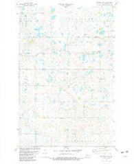 Benedict SW North Dakota Historical topographic map, 1:24000 scale, 7.5 X 7.5 Minute, Year 1981