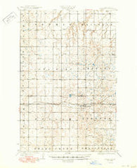 Benedict North Dakota Historical topographic map, 1:62500 scale, 15 X 15 Minute, Year 1929