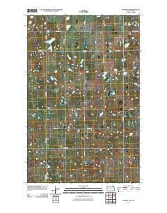 Benedict SW North Dakota Historical topographic map, 1:24000 scale, 7.5 X 7.5 Minute, Year 2011
