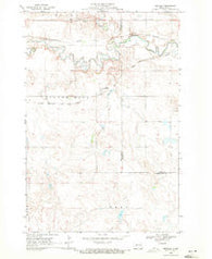 Bentley North Dakota Historical topographic map, 1:24000 scale, 7.5 X 7.5 Minute, Year 1969