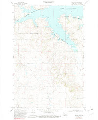 Beulah NW North Dakota Historical topographic map, 1:24000 scale, 7.5 X 7.5 Minute, Year 1969