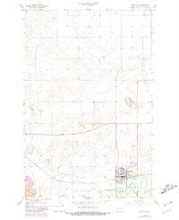 Beulah North Dakota Historical topographic map, 1:24000 scale, 7.5 X 7.5 Minute, Year 1968