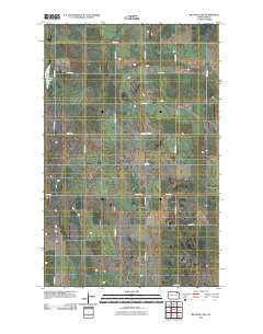Billings Lake North Dakota Historical topographic map, 1:24000 scale, 7.5 X 7.5 Minute, Year 2011