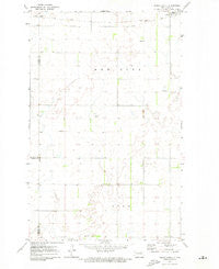 Bisbee South North Dakota Historical topographic map, 1:24000 scale, 7.5 X 7.5 Minute, Year 1971