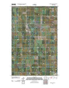 Bisbee North North Dakota Historical topographic map, 1:24000 scale, 7.5 X 7.5 Minute, Year 2011