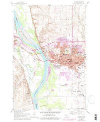 Bismarck North Dakota Historical topographic map, 1:24000 scale, 7.5 X 7.5 Minute, Year 1962