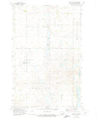 Bitter Lake North Dakota Historical topographic map, 1:24000 scale, 7.5 X 7.5 Minute, Year 1971