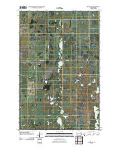 Bitter Lake North Dakota Historical topographic map, 1:24000 scale, 7.5 X 7.5 Minute, Year 2011