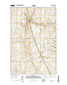 Blabon North Dakota Current topographic map, 1:24000 scale, 7.5 X 7.5 Minute, Year 2014