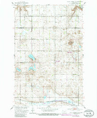 Black Hammer Hill North Dakota Historical topographic map, 1:24000 scale, 7.5 X 7.5 Minute, Year 1951