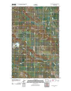 Blacktail Lake North Dakota Historical topographic map, 1:24000 scale, 7.5 X 7.5 Minute, Year 2011