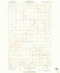 Blackwater Lake NW North Dakota Historical topographic map, 1:24000 scale, 7.5 X 7.5 Minute, Year 1956
