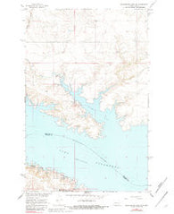 Blackwater Lake SW North Dakota Historical topographic map, 1:24000 scale, 7.5 X 7.5 Minute, Year 1967