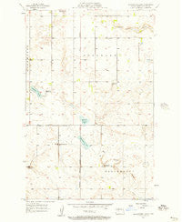 Blackwater Lake North Dakota Historical topographic map, 1:24000 scale, 7.5 X 7.5 Minute, Year 1956