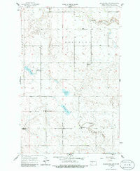 Blackwater Lake North Dakota Historical topographic map, 1:24000 scale, 7.5 X 7.5 Minute, Year 1956