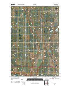Bloom North Dakota Historical topographic map, 1:24000 scale, 7.5 X 7.5 Minute, Year 2011