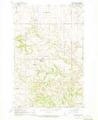 Blue Buttes North Dakota Historical topographic map, 1:24000 scale, 7.5 X 7.5 Minute, Year 1965