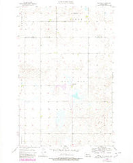 Blue Hill North Dakota Historical topographic map, 1:24000 scale, 7.5 X 7.5 Minute, Year 1956