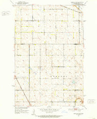 Bordulac SW North Dakota Historical topographic map, 1:24000 scale, 7.5 X 7.5 Minute, Year 1951