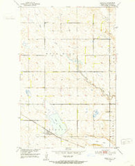 Bordulac North Dakota Historical topographic map, 1:24000 scale, 7.5 X 7.5 Minute, Year 1951