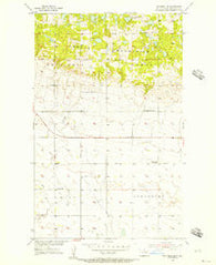 Bottineau SE North Dakota Historical topographic map, 1:24000 scale, 7.5 X 7.5 Minute, Year 1955