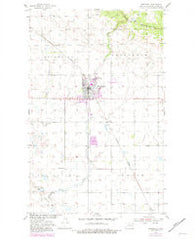 Bottineau North Dakota Historical topographic map, 1:24000 scale, 7.5 X 7.5 Minute, Year 1955