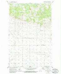 Bottineau North Dakota Historical topographic map, 1:24000 scale, 7.5 X 7.5 Minute, Year 1955