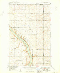 Bowbells NE North Dakota Historical topographic map, 1:24000 scale, 7.5 X 7.5 Minute, Year 1949