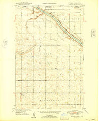 Bowbells NW North Dakota Historical topographic map, 1:24000 scale, 7.5 X 7.5 Minute, Year 1949
