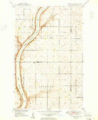 Bowbells SE North Dakota Historical topographic map, 1:24000 scale, 7.5 X 7.5 Minute, Year 1949