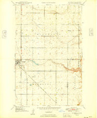 Bowbells North Dakota Historical topographic map, 1:24000 scale, 7.5 X 7.5 Minute, Year 1949