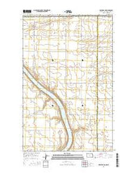 Bowbells NE North Dakota Current topographic map, 1:24000 scale, 7.5 X 7.5 Minute, Year 2014