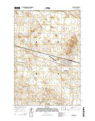 Bowman North Dakota Current topographic map, 1:24000 scale, 7.5 X 7.5 Minute, Year 2014