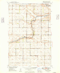 Bremen North Dakota Historical topographic map, 1:24000 scale, 7.5 X 7.5 Minute, Year 1949