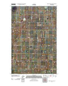 Bright Water Lake North Dakota Historical topographic map, 1:24000 scale, 7.5 X 7.5 Minute, Year 2011
