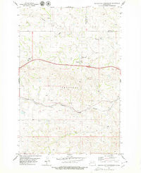 Buffalo Gap Campground North Dakota Historical topographic map, 1:24000 scale, 7.5 X 7.5 Minute, Year 1979