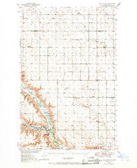 Burlington North Dakota Historical topographic map, 1:62500 scale, 15 X 15 Minute, Year 1948
