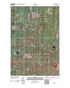 Burt NW North Dakota Historical topographic map, 1:24000 scale, 7.5 X 7.5 Minute, Year 2011