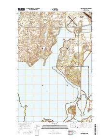 Camp Grafton North Dakota Current topographic map, 1:24000 scale, 7.5 X 7.5 Minute, Year 2014