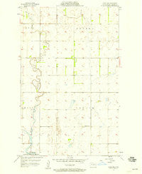 Cando NE North Dakota Historical topographic map, 1:24000 scale, 7.5 X 7.5 Minute, Year 1957