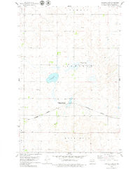 Canfield Lake North Dakota Historical topographic map, 1:24000 scale, 7.5 X 7.5 Minute, Year 1979