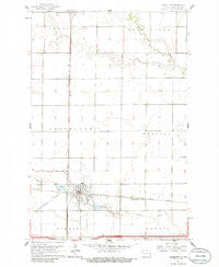 Casselton North Dakota Historical topographic map, 1:24000 scale, 7.5 X 7.5 Minute, Year 1961