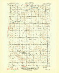 Cathay North Dakota Historical topographic map, 1:62500 scale, 15 X 15 Minute, Year 1948