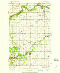 Cavalier North Dakota Historical topographic map, 1:62500 scale, 15 X 15 Minute, Year 1939